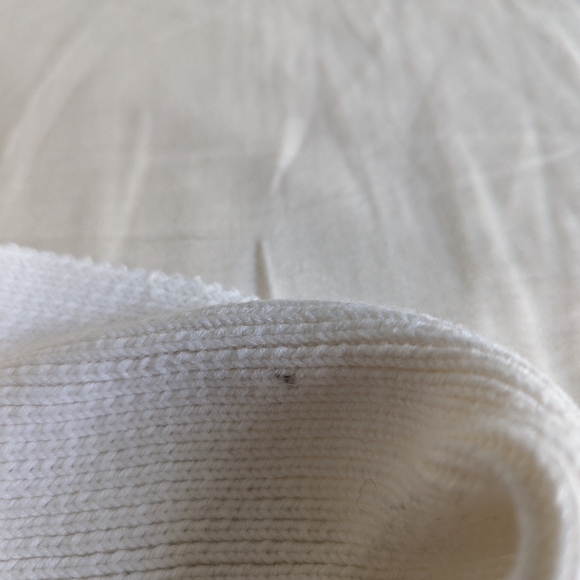 CALVIN KLEIN Men's Preppy White Shawl Neck Sweater - VGUC - Picture 6 of 6